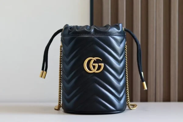 Gucci GG Marmont Mini Quilted Bucket Bag image 1