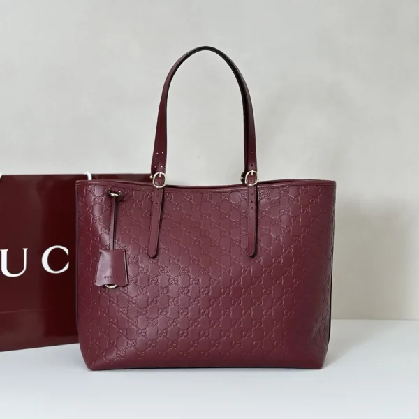 Gucci Embossed Monogram Tote Bag image 1