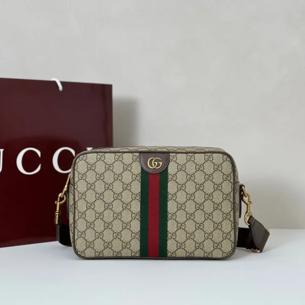 Gucci Monogram Web Stripe Crossbody Bag image 1
