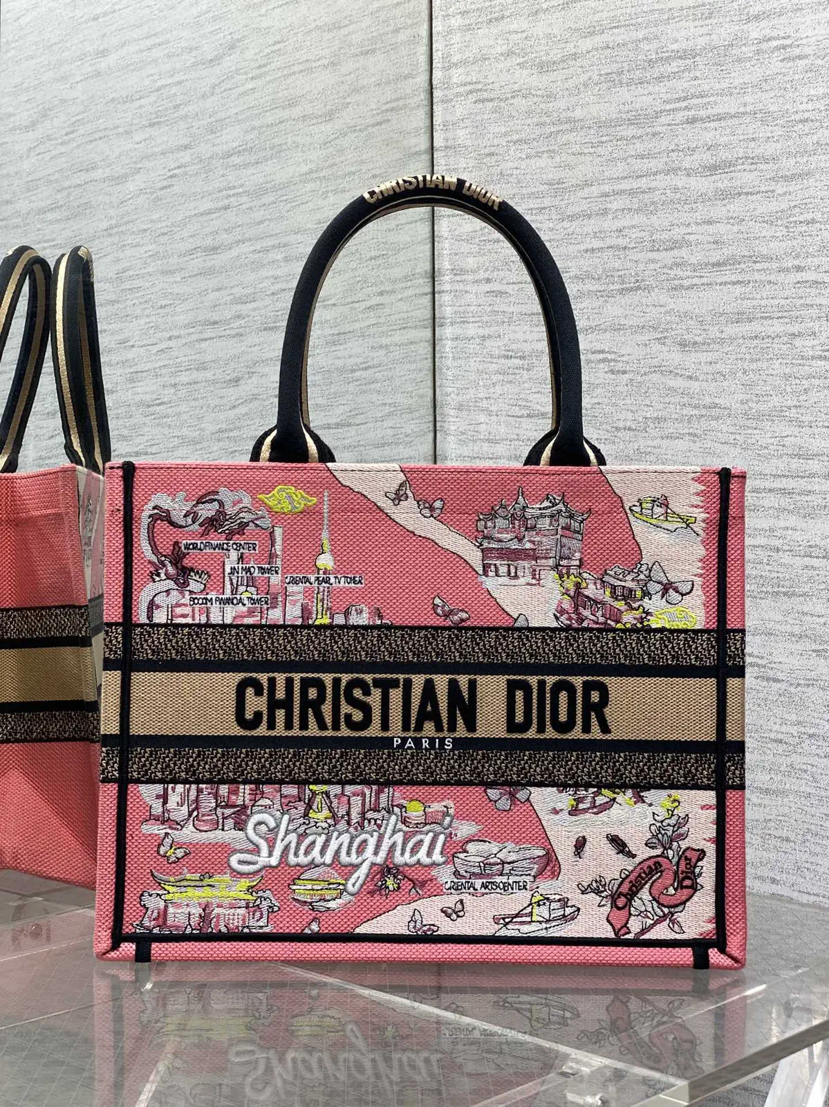 Dior Shanghai City Print Tote Bag image 1