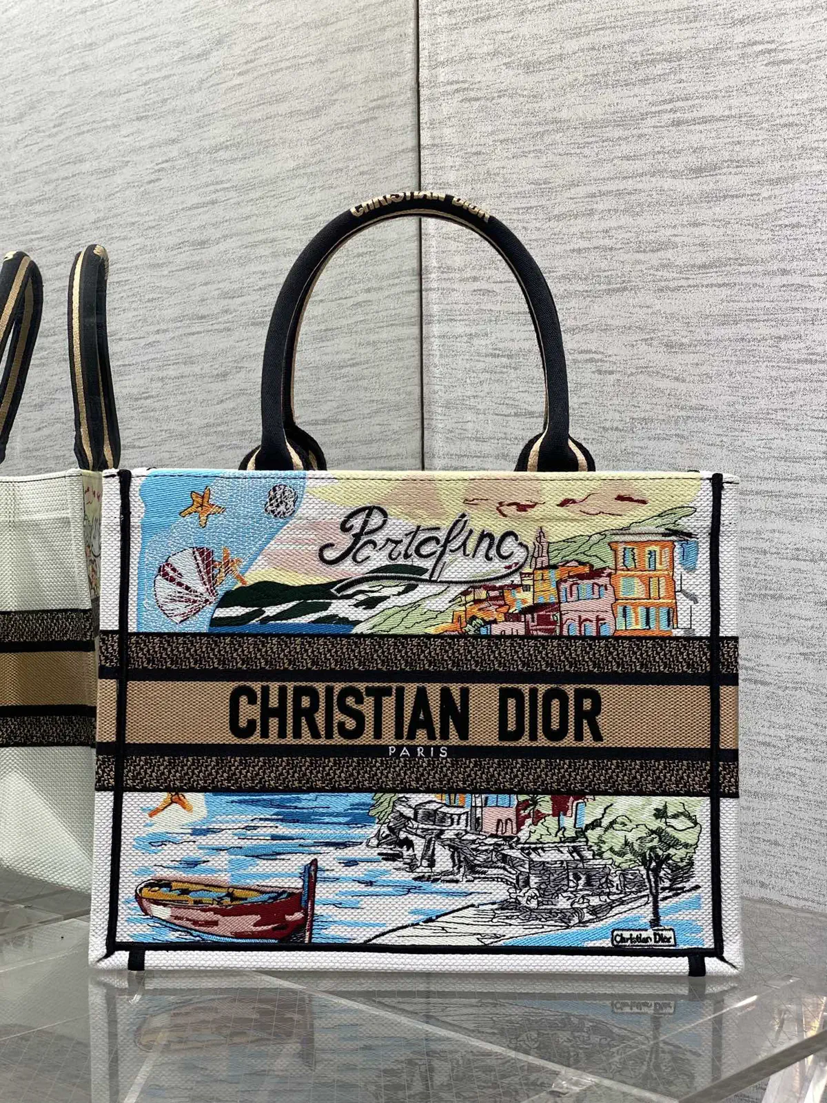 Dior Portofino Print Tote Bag image 1