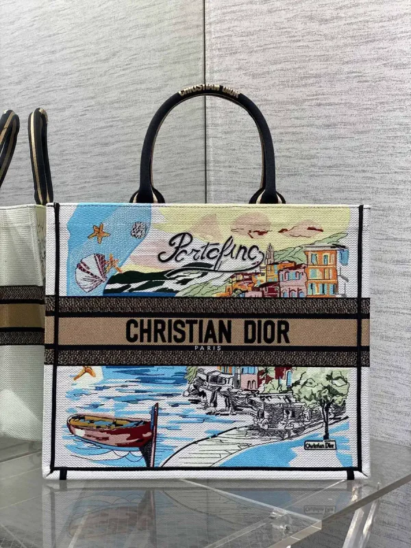Dior Portofino Print Tote Bag image 1