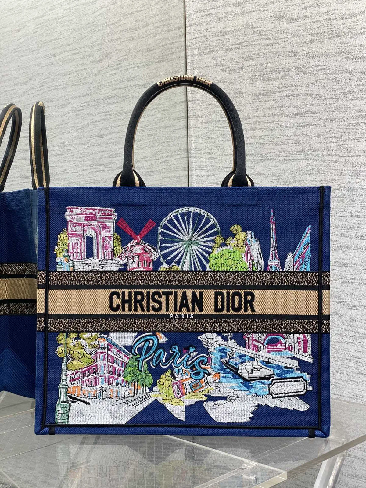 Dior Paris City Print Tote Bag image 1