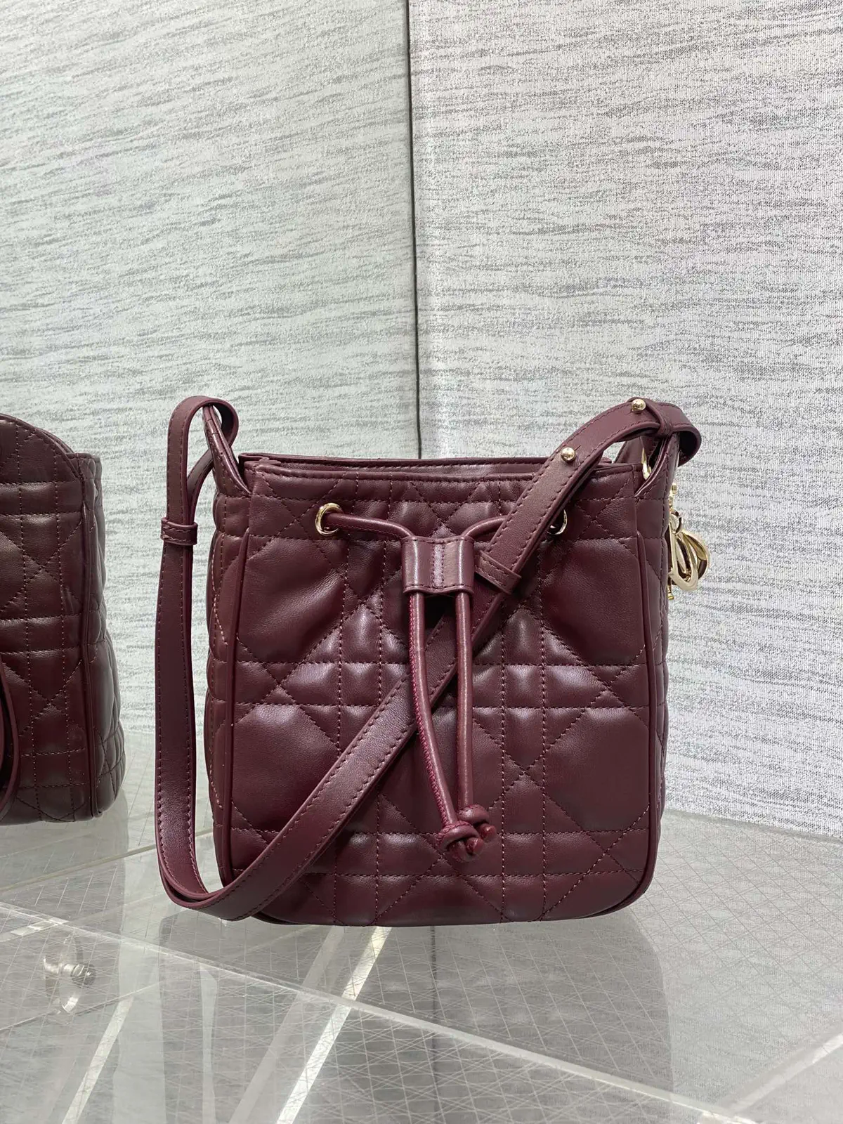 Dior Quilted Bucket Bag image 1