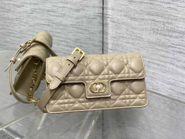 Dior Quilted Pearl Chain Shoulder Bag image 1