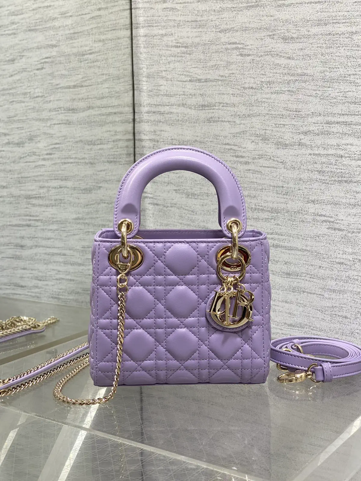 Dior Quilted Mini Top Handle Bag image 1