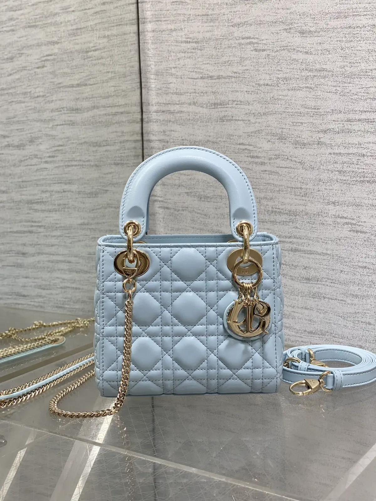 Dior Quilted Top Handle Bag image 1
