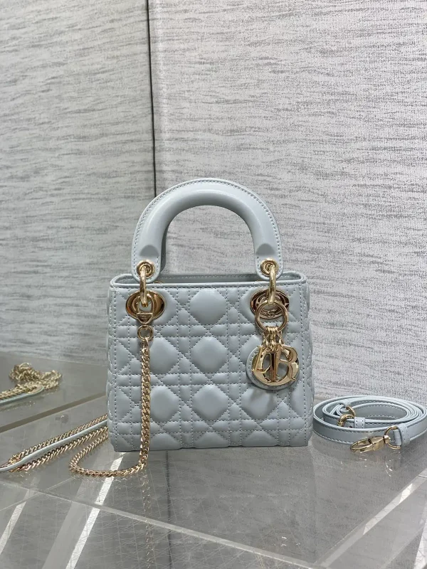Dior Quilted Mini Lady Top Handle Bag image 1