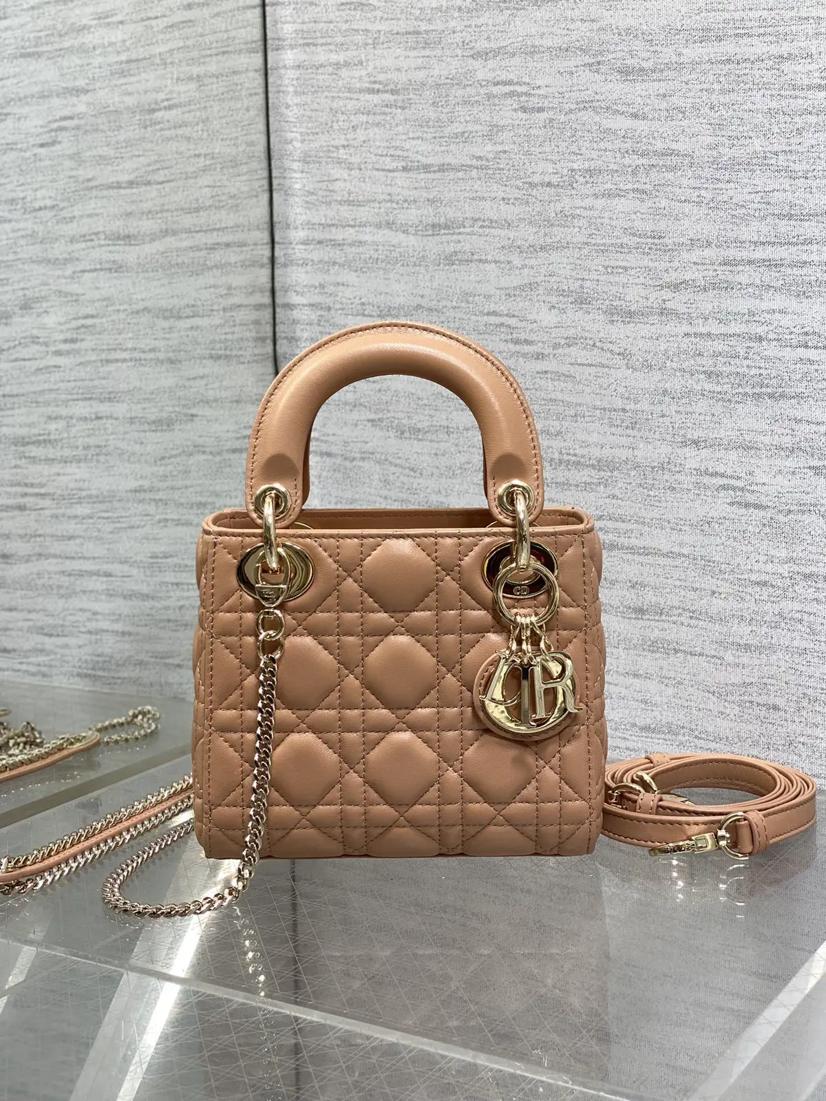 Dior Quilted Top Handle Bag image 1