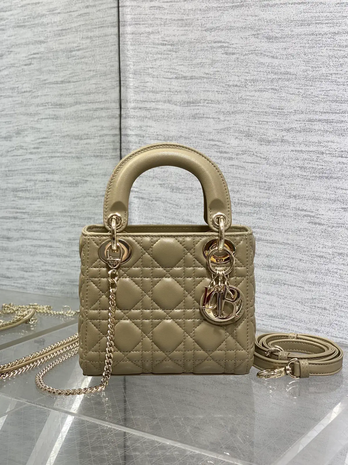 Dior Quilted Top Handle Bag image 1
