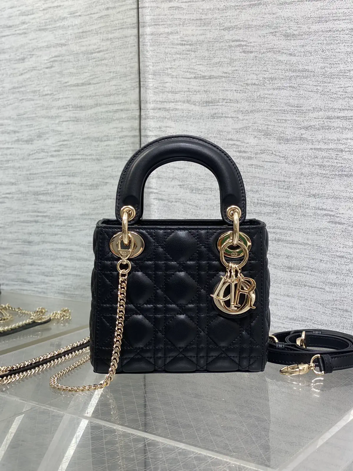 Dior Quilted Top Handle Bag image 1