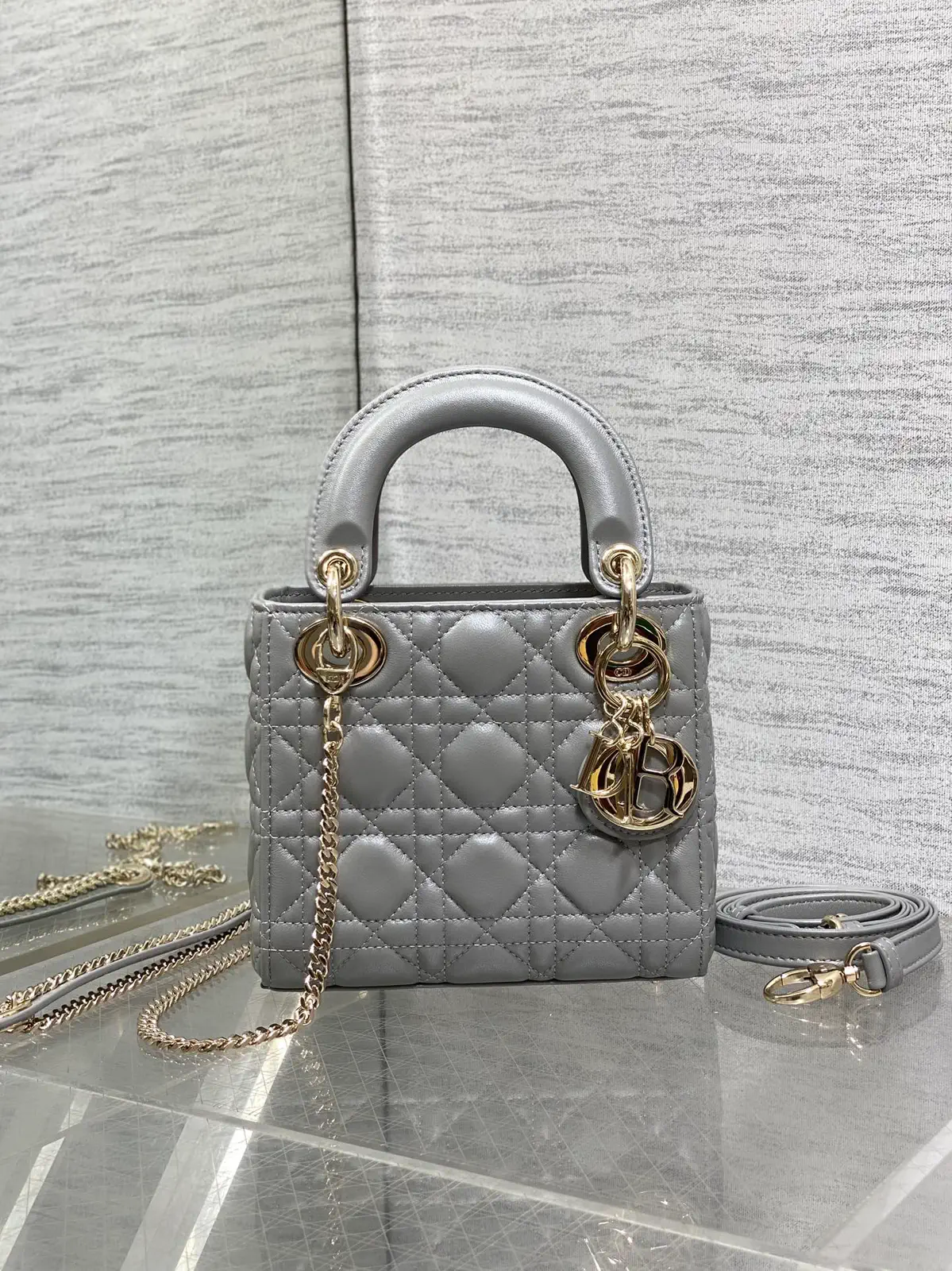 Dior Quilted Mini Top Handle Bag image 1