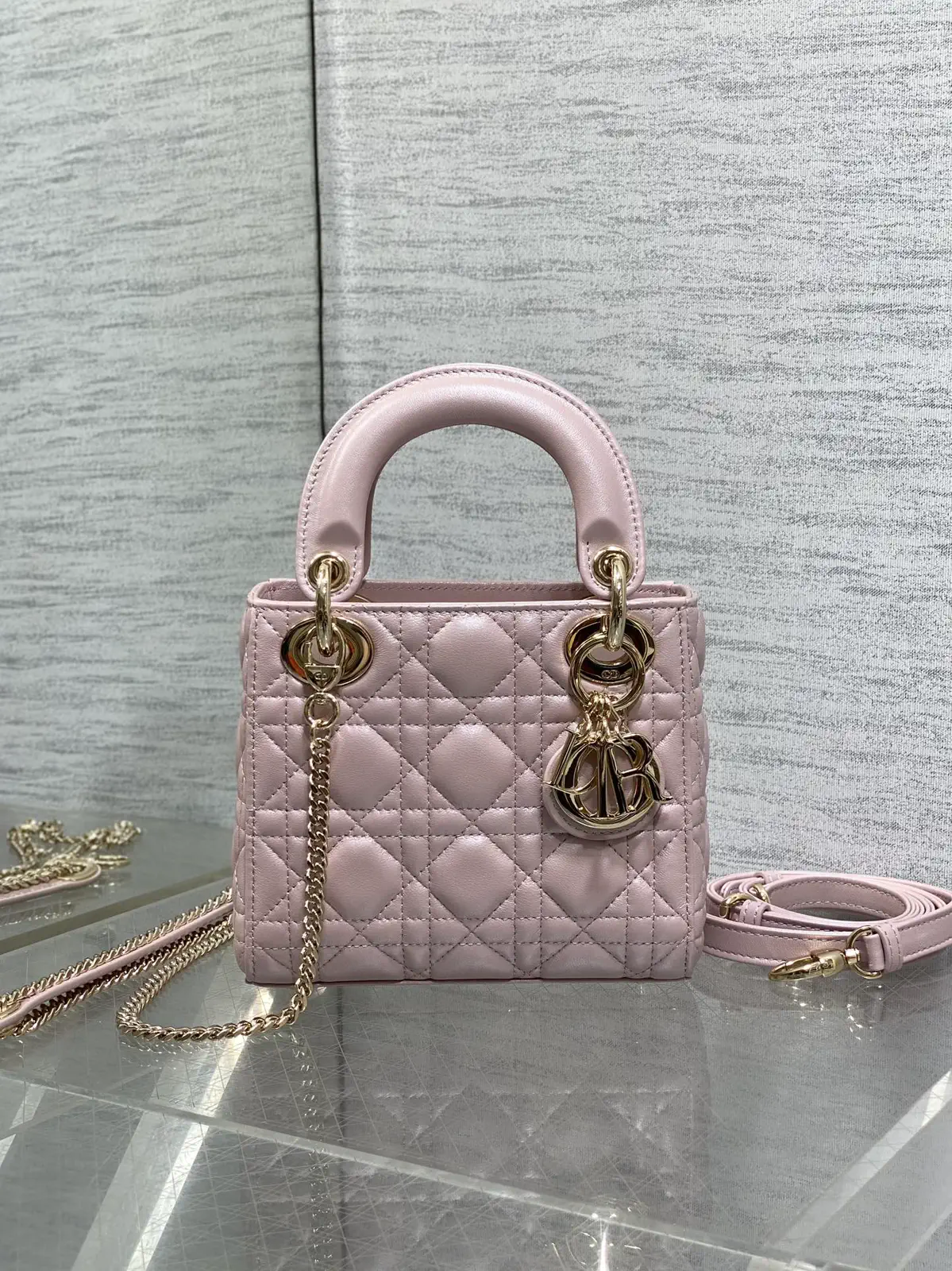 Dior Quilted Top Handle Bag image 1