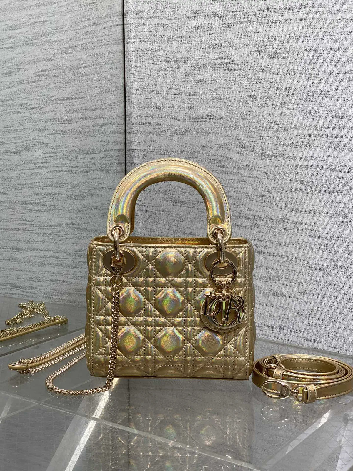 Dior Quilted Mini Top Handle Bag image 1