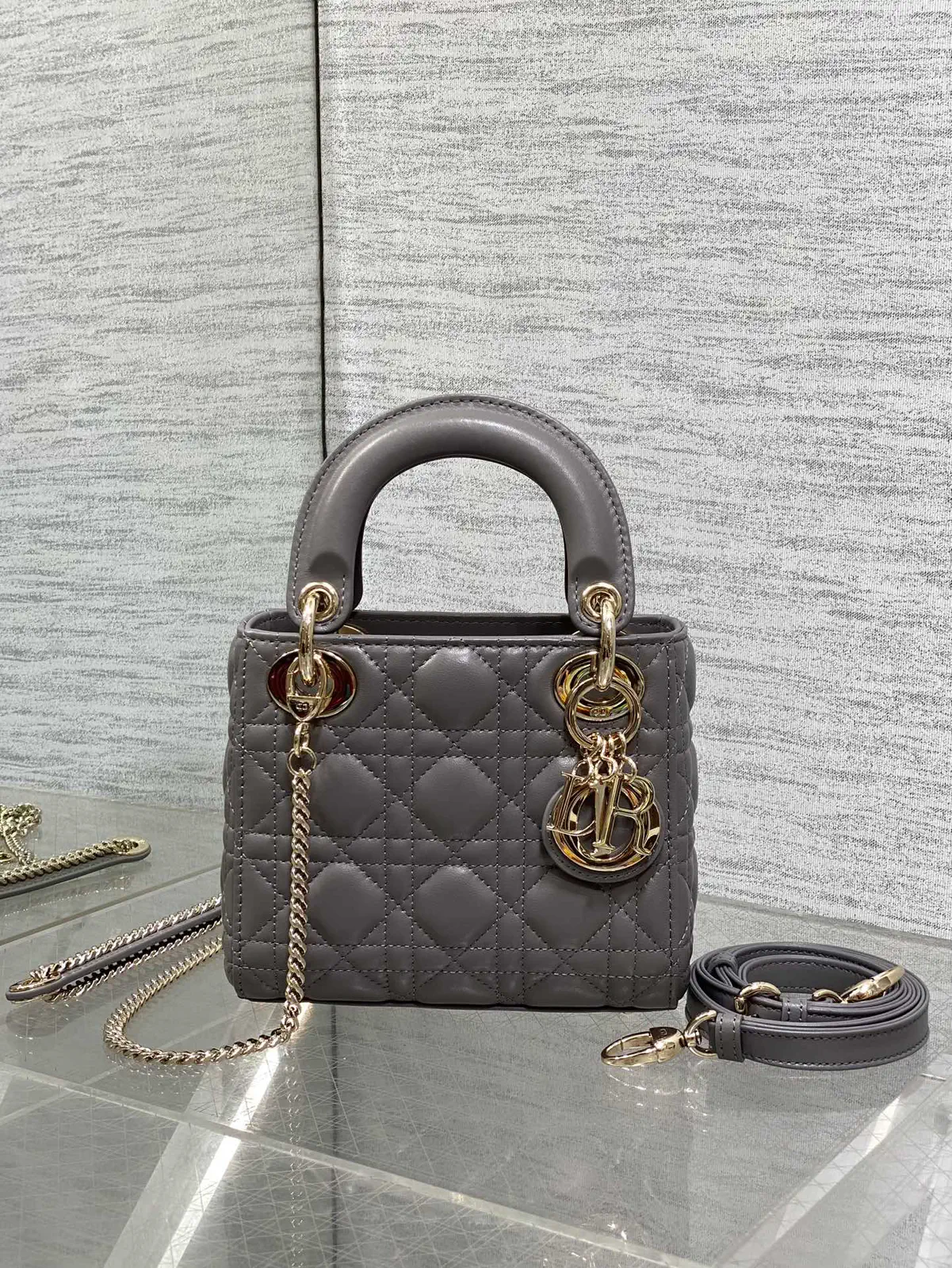 Dior Quilted Mini Top Handle Bag image 1