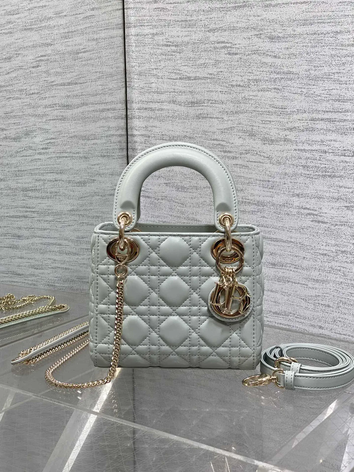 Dior Quilted Top Handle Bag image 1