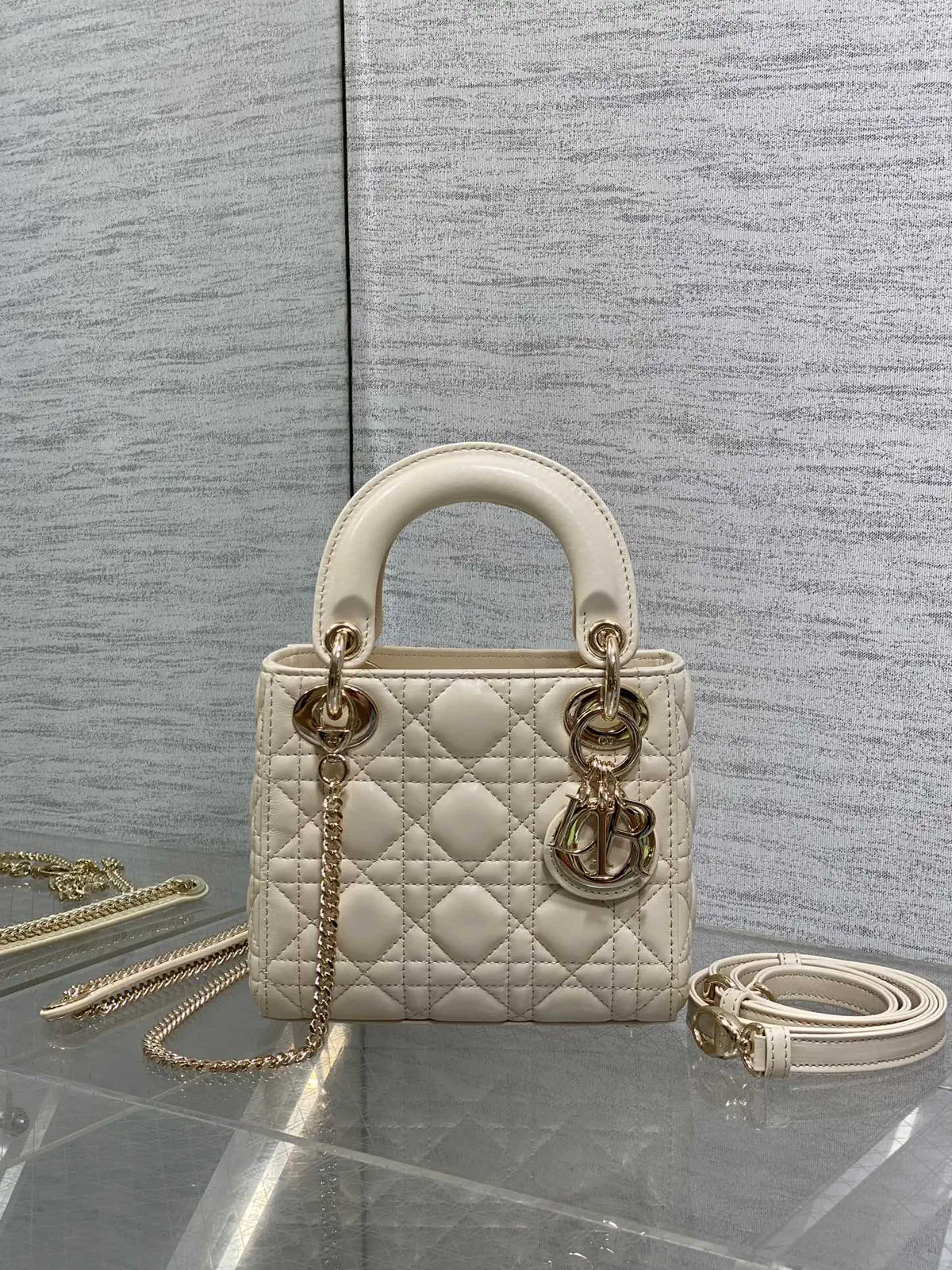 Dior Quilted Top Handle Bag image 1