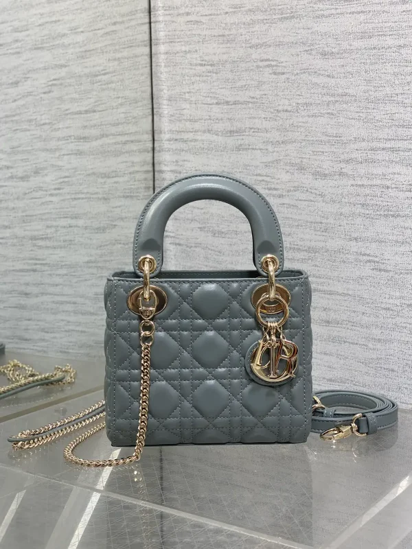 Dior Quilted Mini Lady Top Handle Bag image 1
