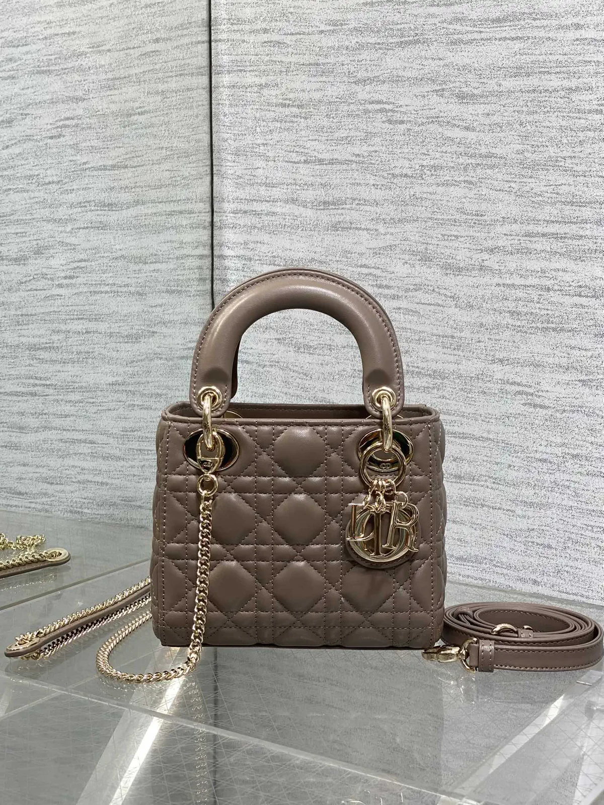 Dior Quilted Mini Top Handle Bag image 1