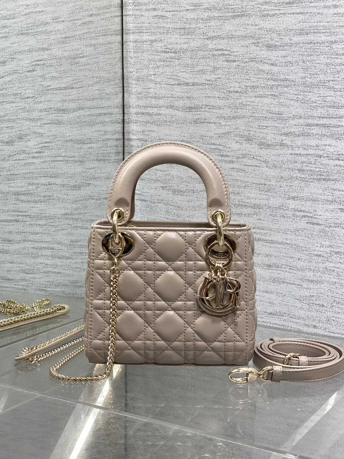Dior Quilted Top Handle Bag image 1