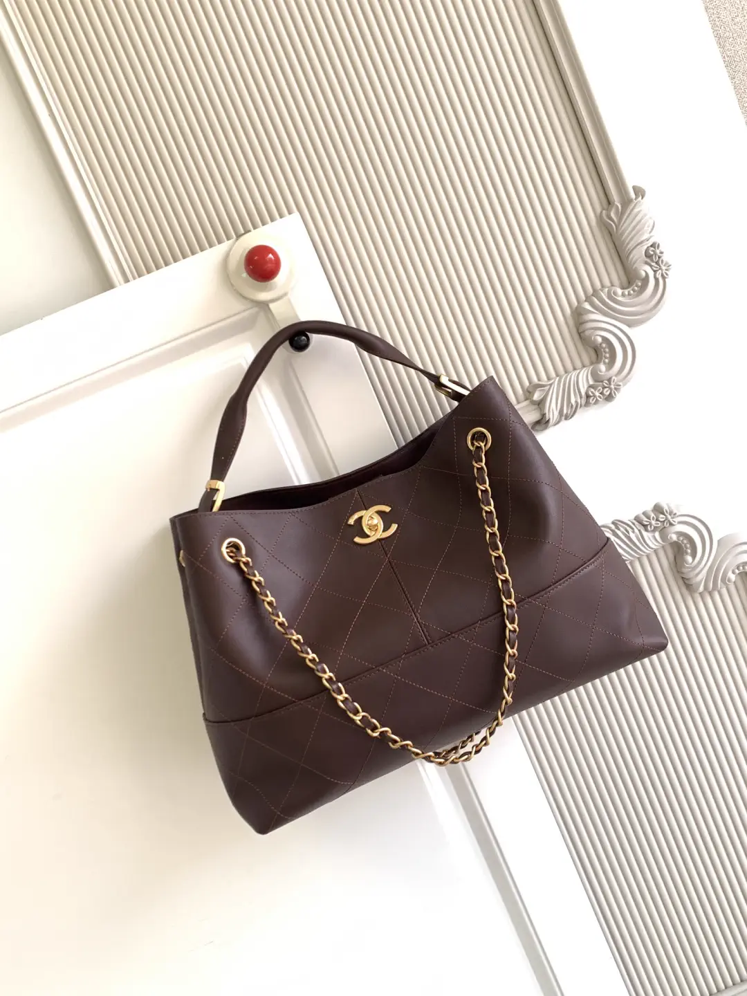 Chanel Quilted Tote Bag image 1