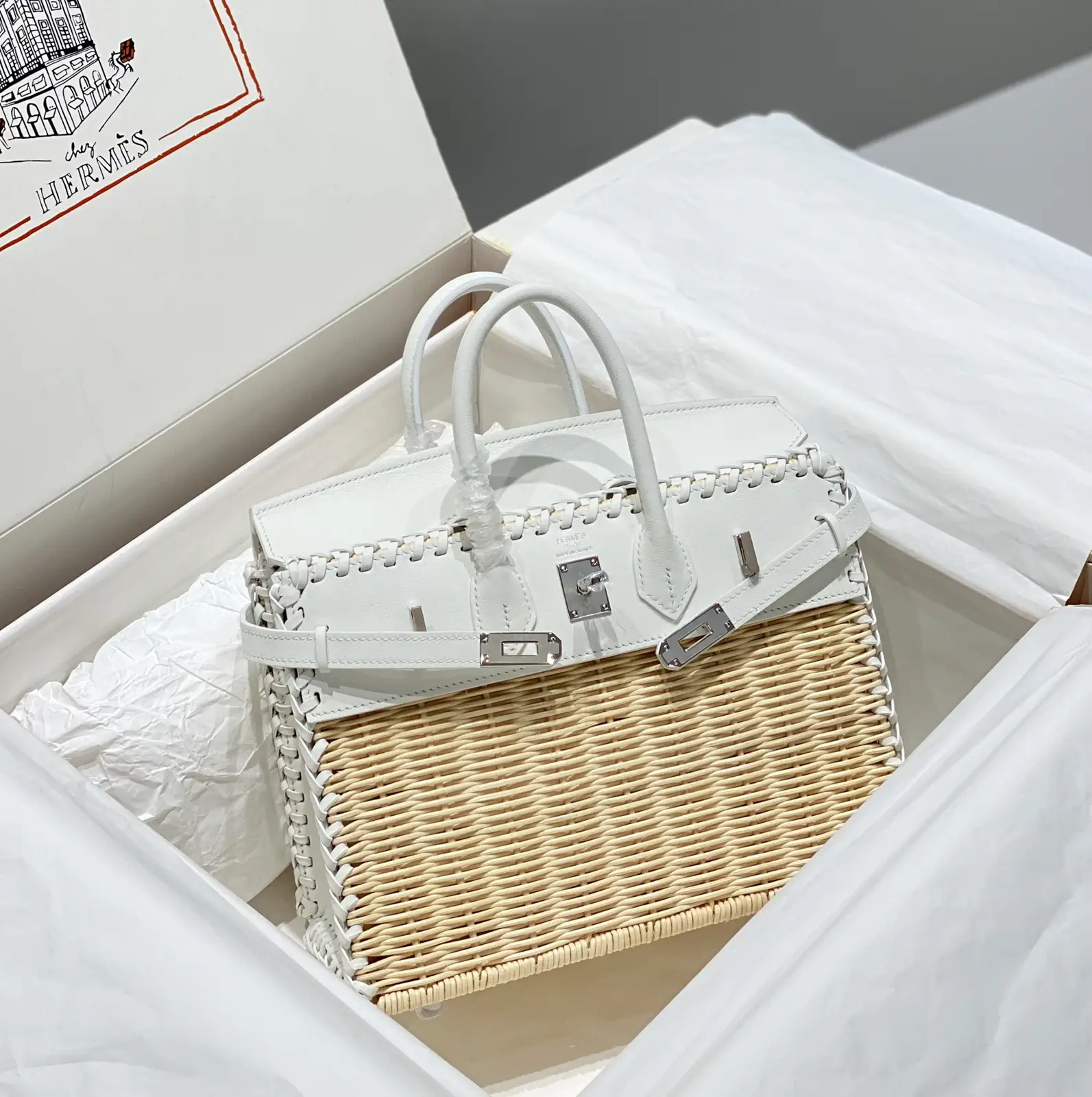 Hermès Birkin 25 Picnic Top Handle Bag image 1