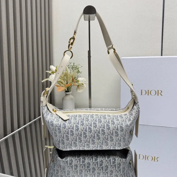 Dior Monogram Hobo Shoulder Bag image 1