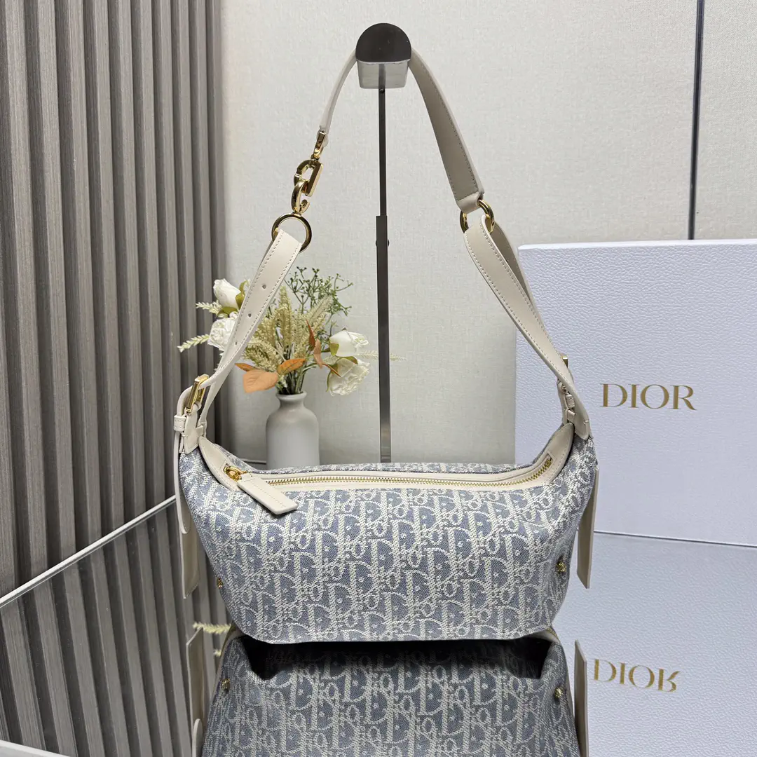 Dior Monogram Hobo Shoulder Bag image 1