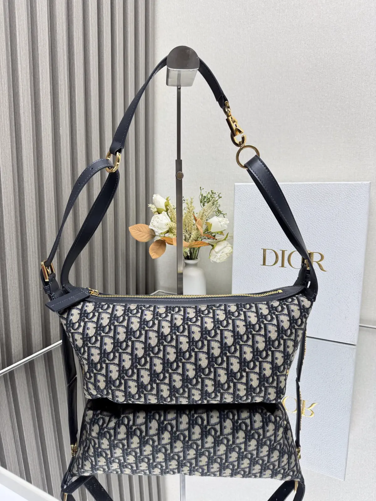 Dior Monogram Hobo Shoulder Bag image 1