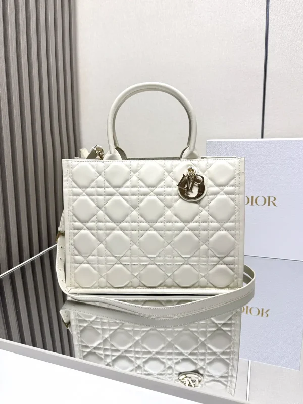 Dior Quilted Book Tote Bag image 1
