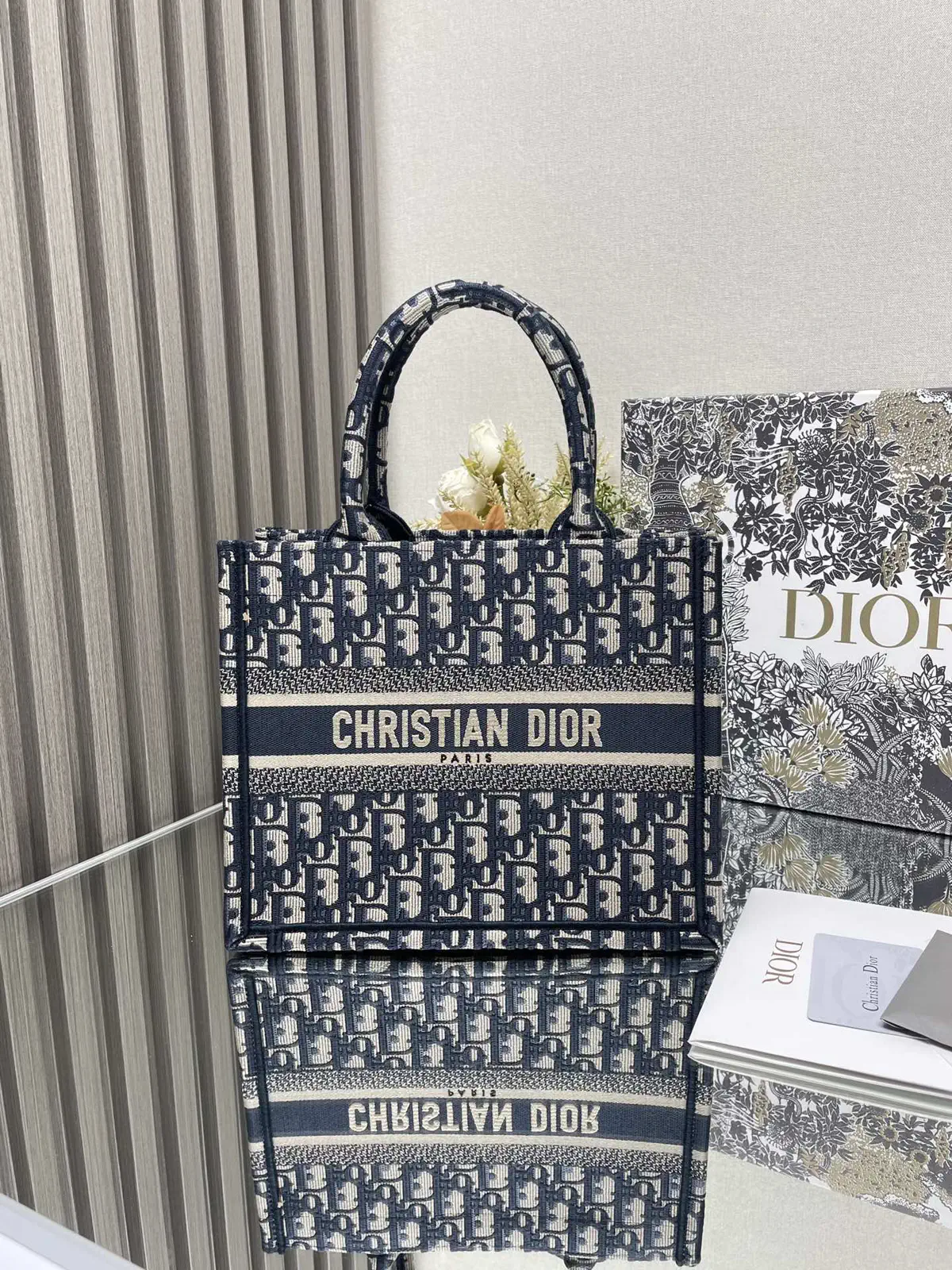 Dior Monogram Book Tote Bag image 1