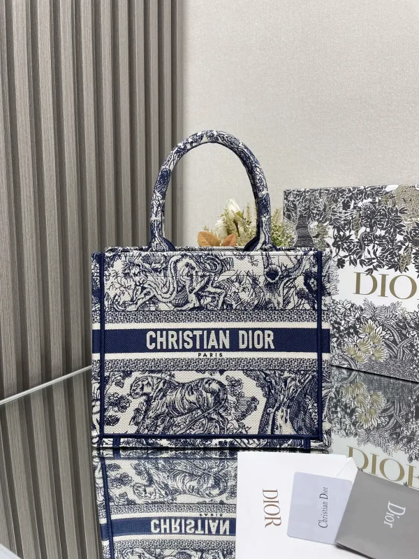 Dior Tiger Print Book Tote Bag image 1