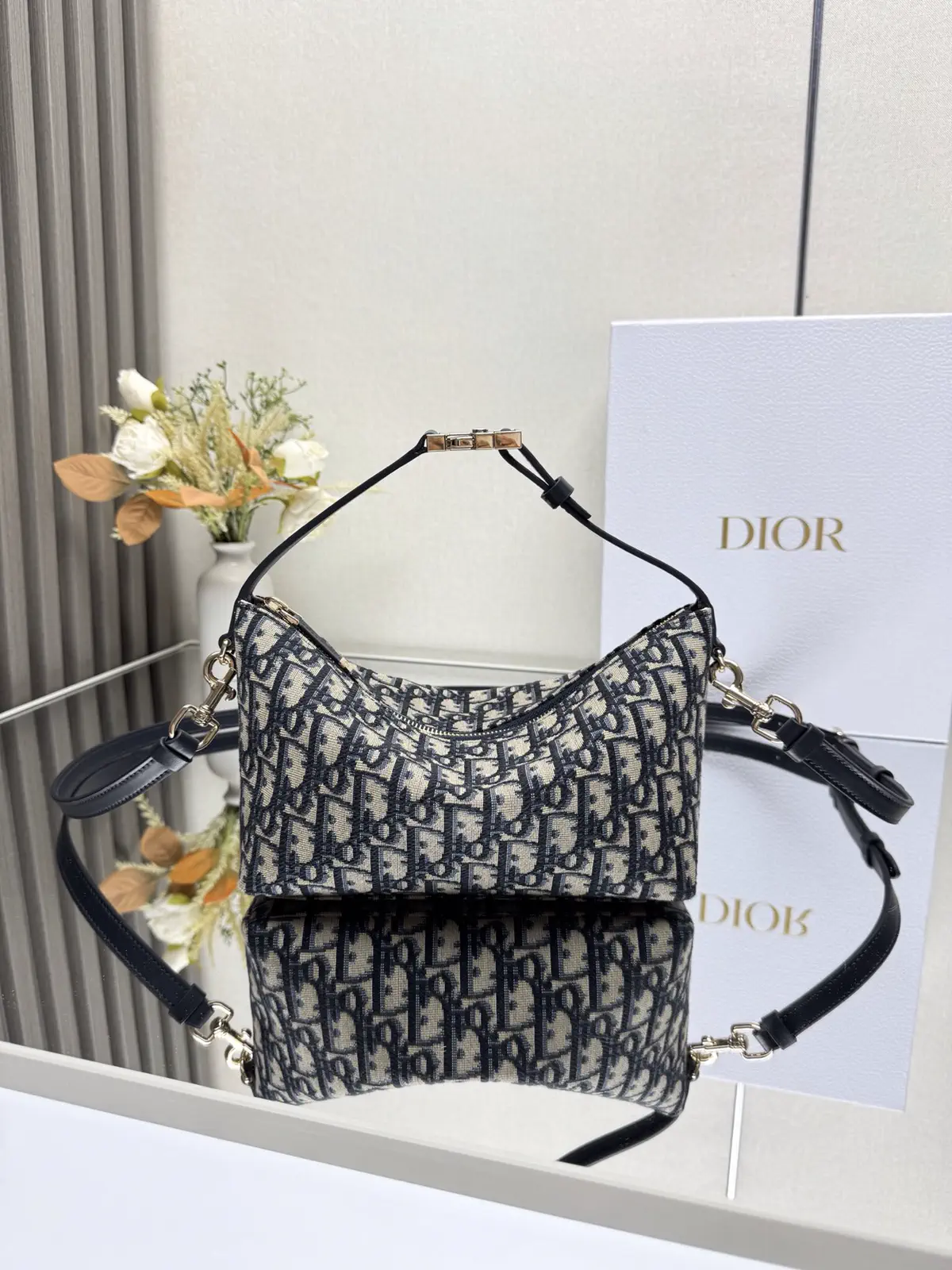 Dior Monogram Top Handle Bag image 1