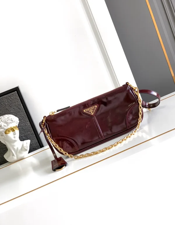 Prada Leather Chain Shoulder Bag image 1