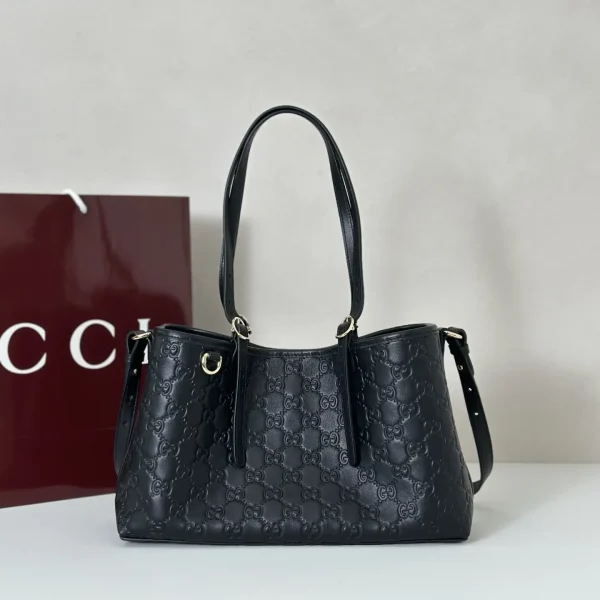 Gucci Embossed Monogram Tote Bag image 1