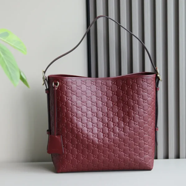 Gucci GG Embossed Bucket Bag image 1