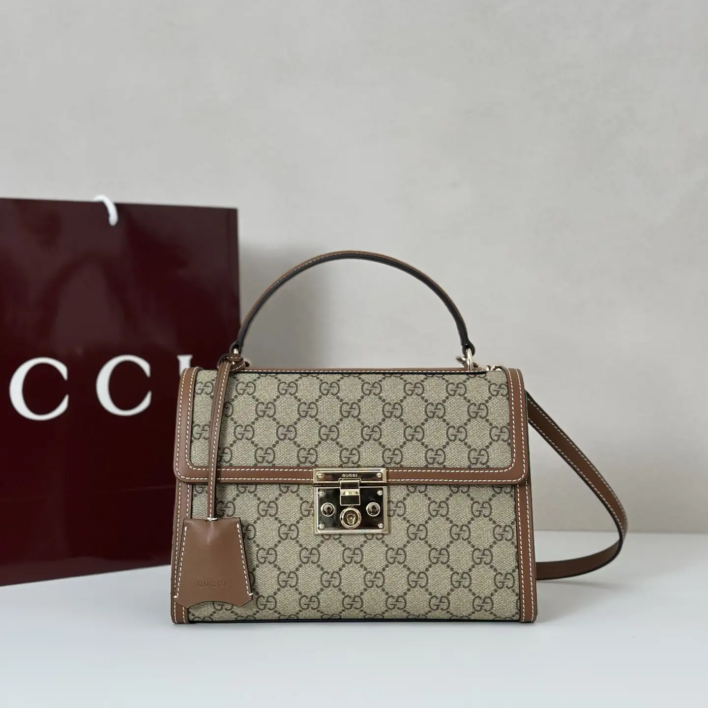 Gucci Monogram Top Handle Bag image 1