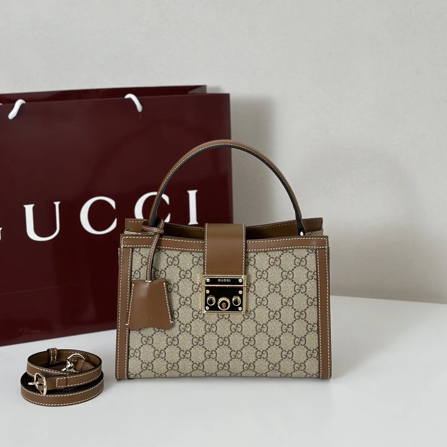 Gucci Monogram Top Handle Bag image 1