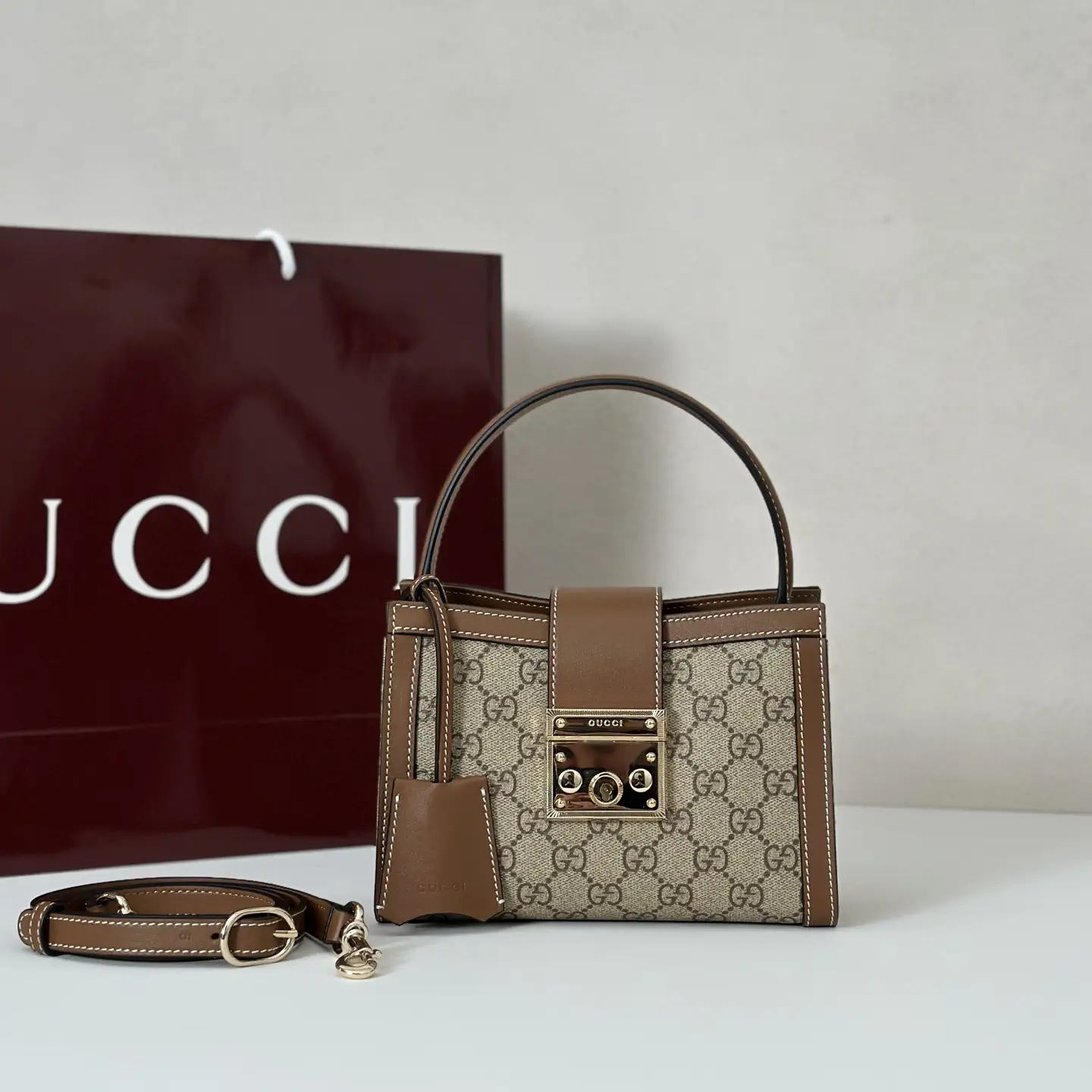 Gucci Monogram Top Handle Bag image 1