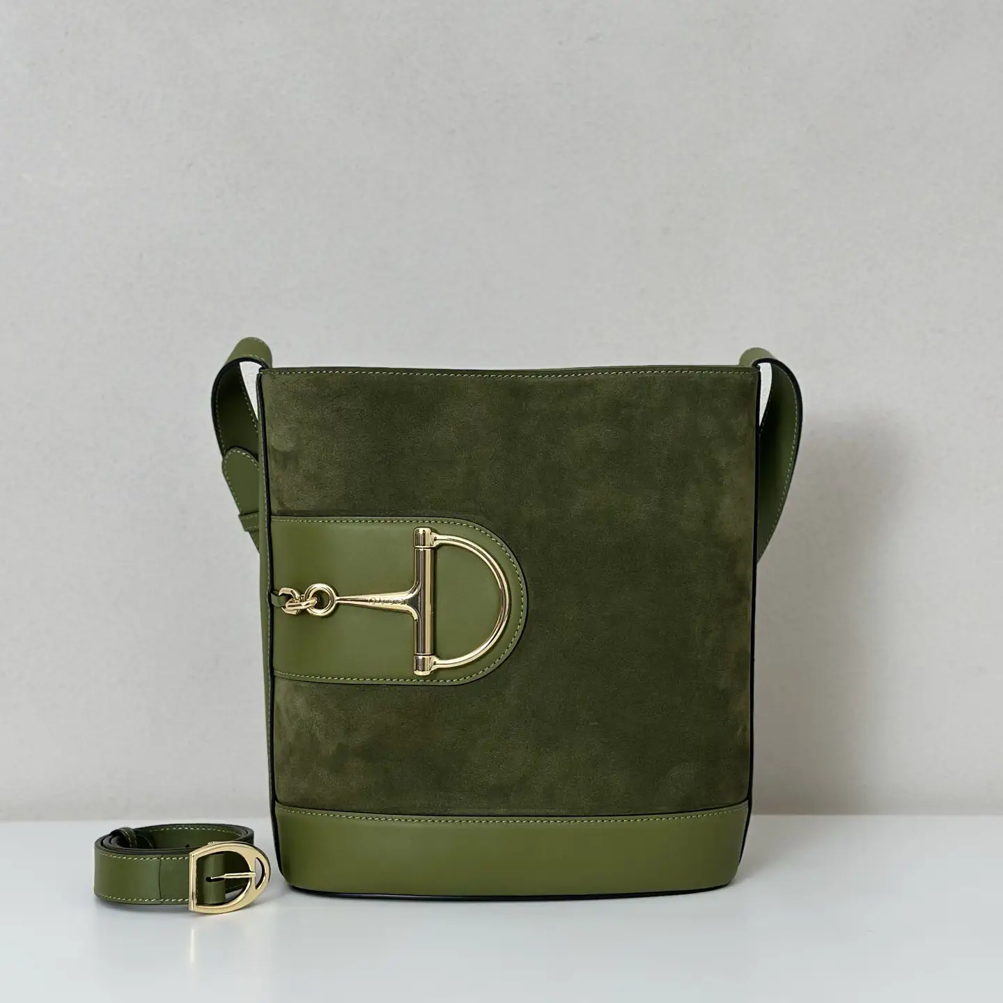 Gucci Green Bucket Bag image 1