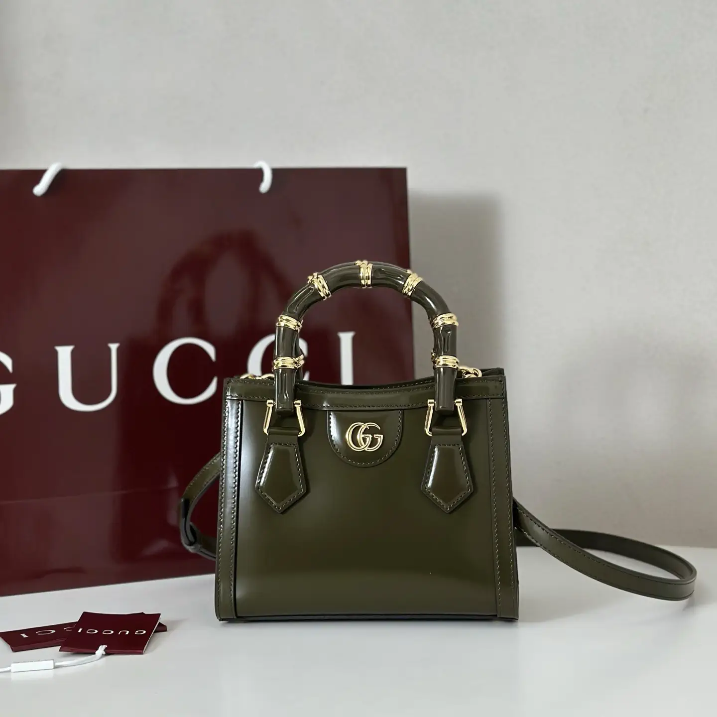 Gucci Bamboo Handle Top Handle Bag image 1