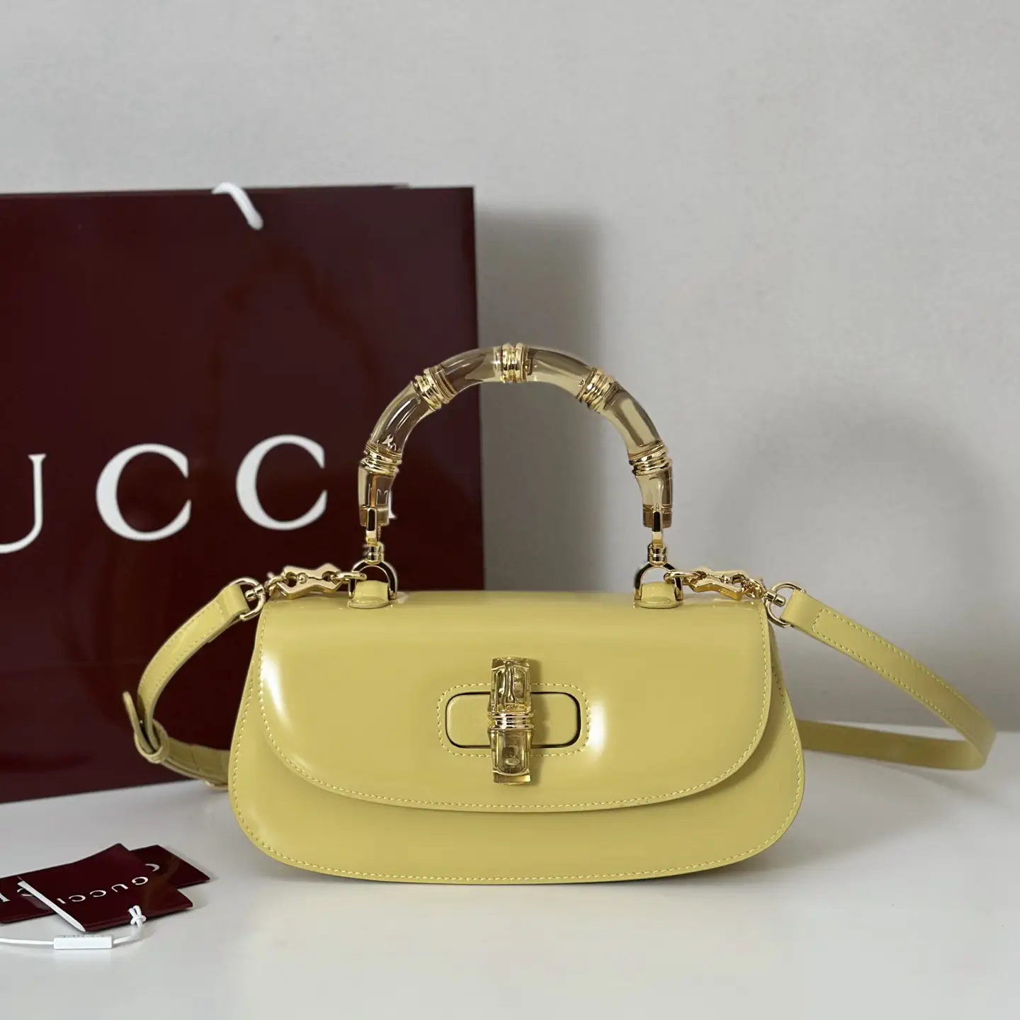 Gucci Bamboo Top Handle Crossbody Bag image 1