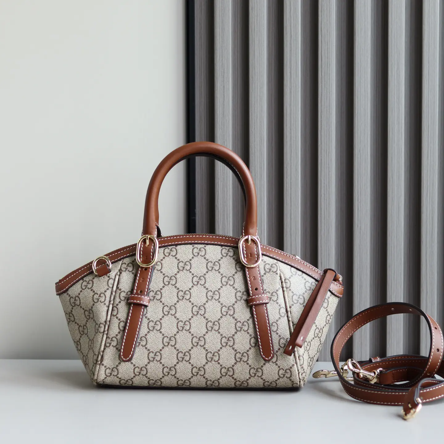 Gucci Monogram Top Handle Bag image 1