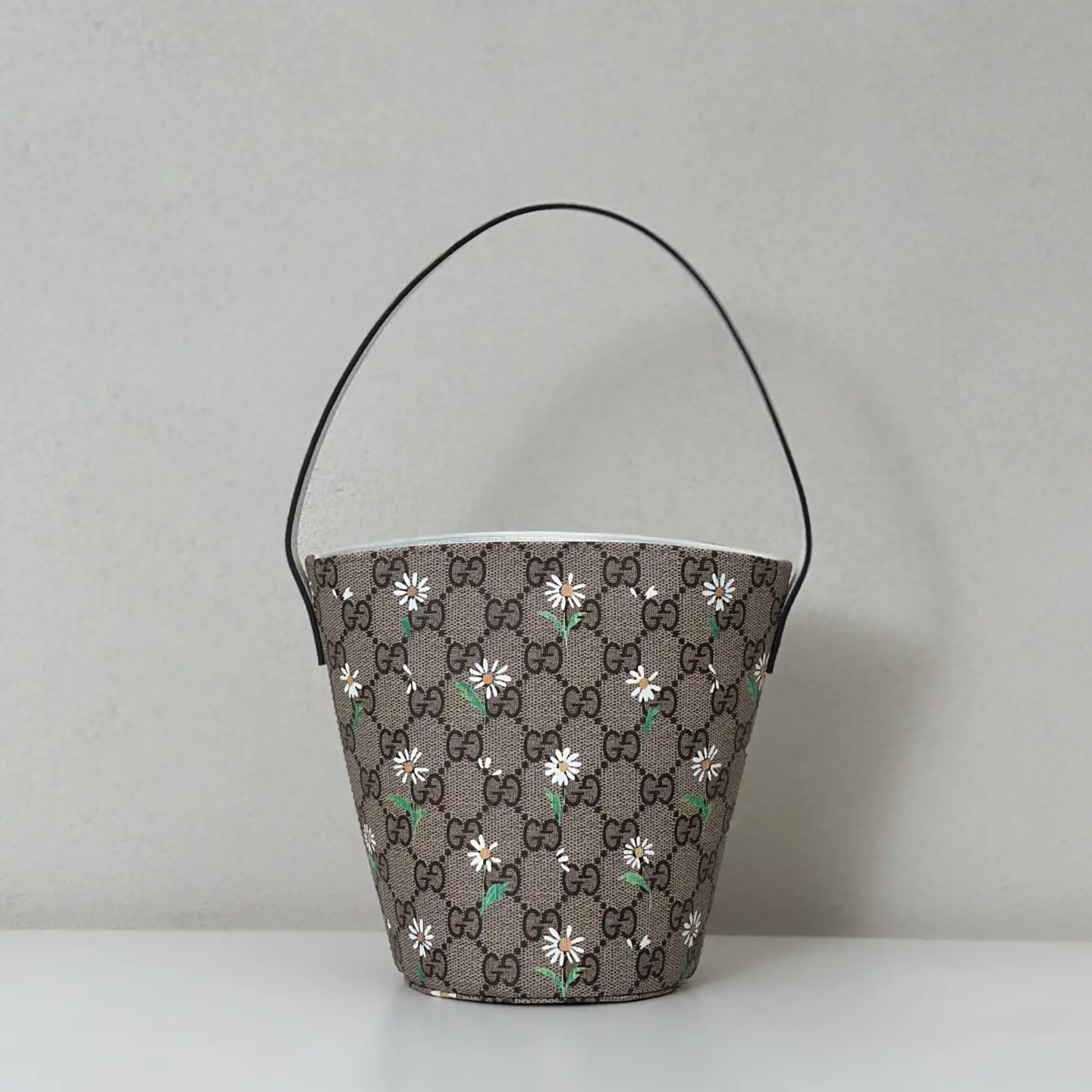 Gucci Floral Monogram Bucket Bag image 1