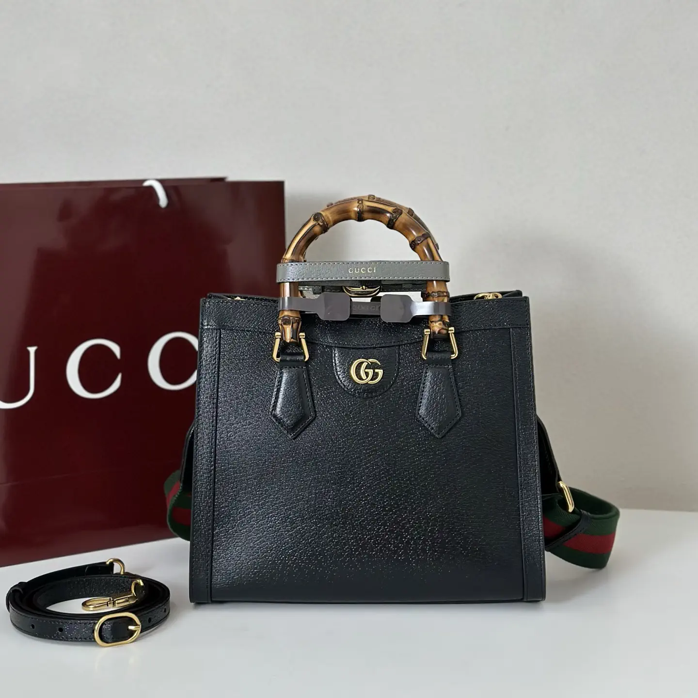 Gucci Bamboo Handle Top Handle Bag image 1