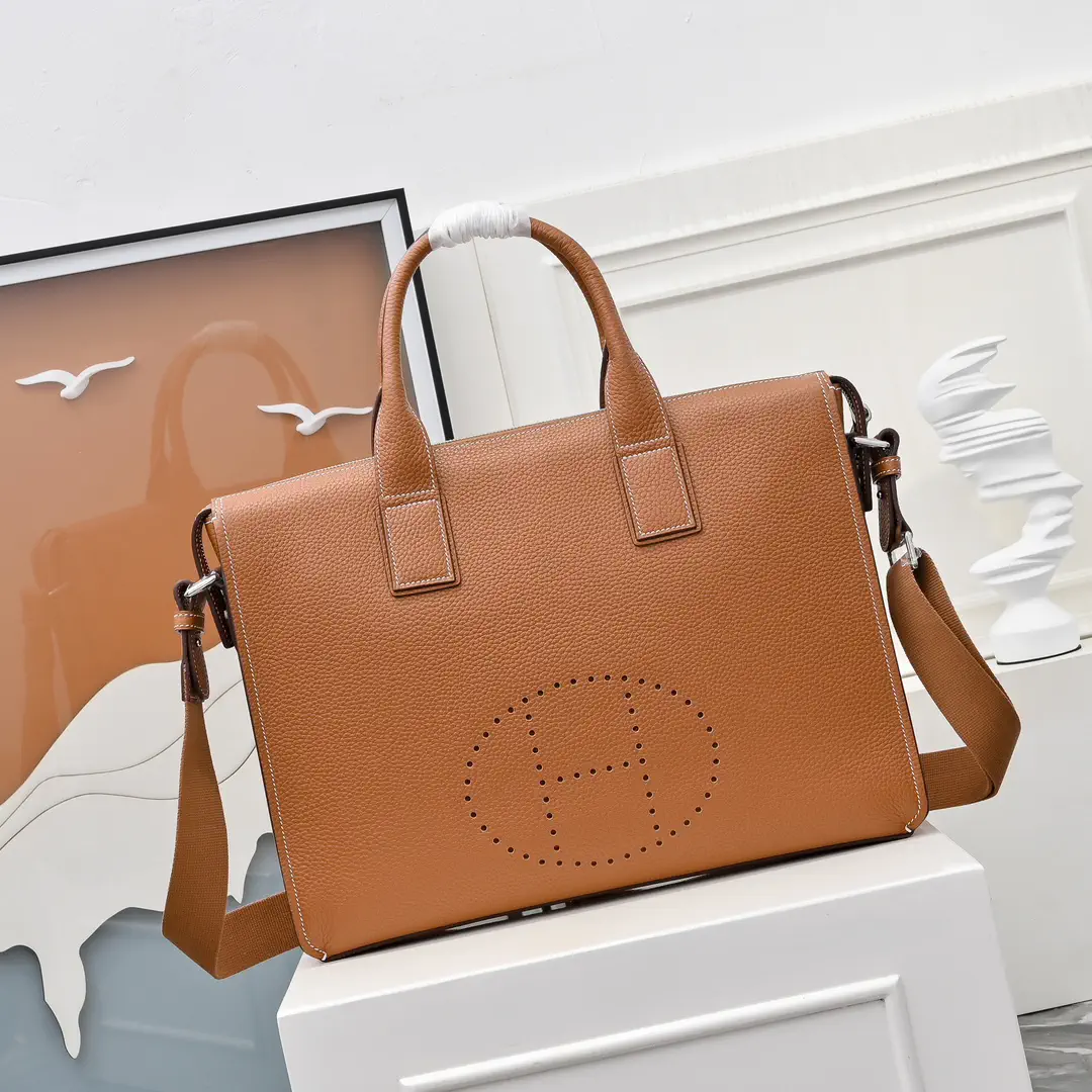 Hermès Leather Briefcase image 1