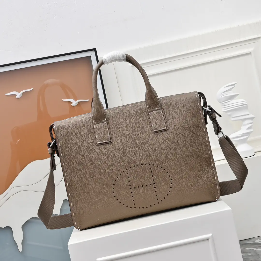 Hermès Leather Briefcase image 1