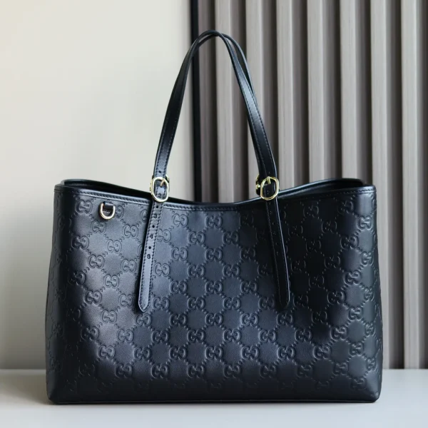Gucci Embossed Monogram Tote Bag image 1