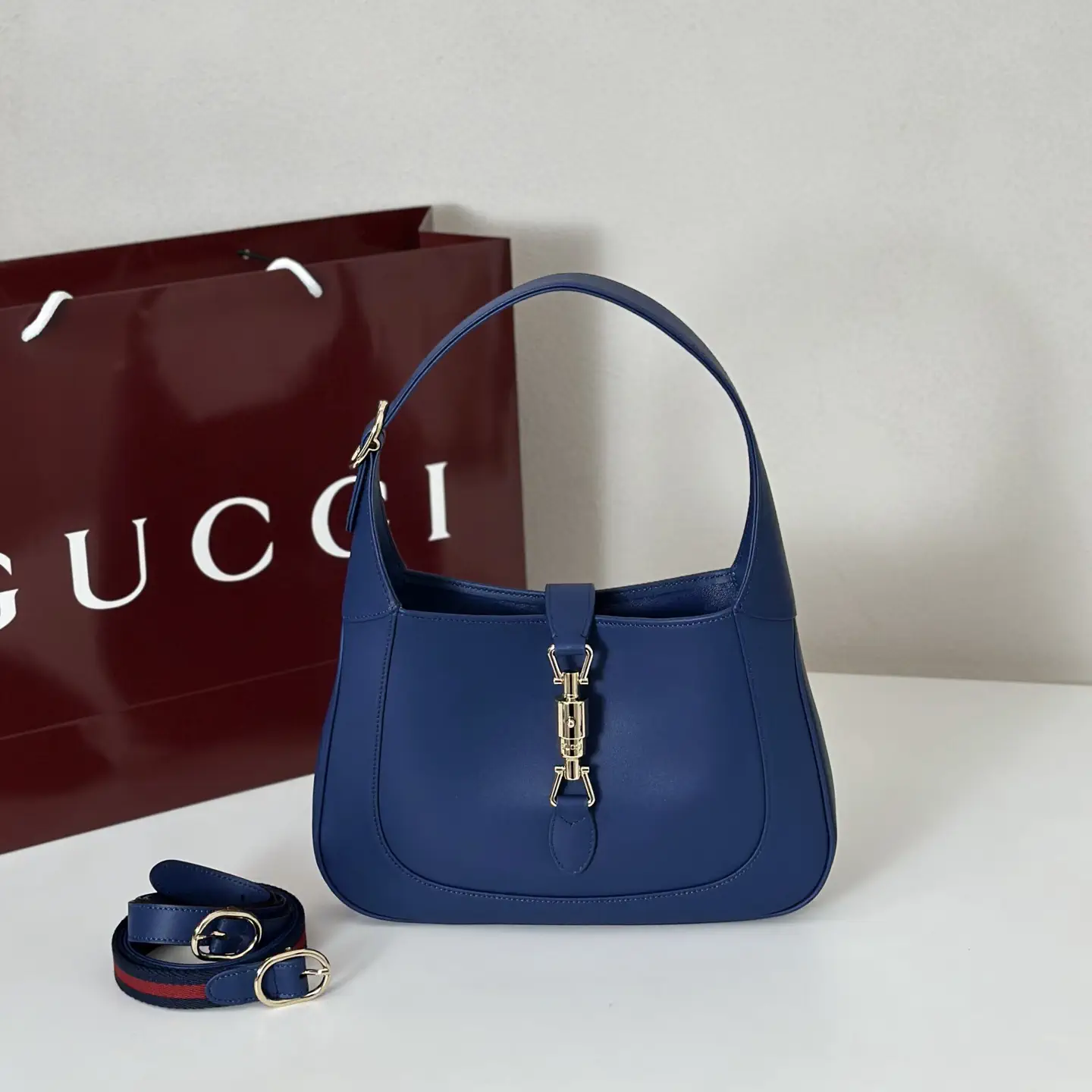 Gucci Navy Blue Shoulder Bag image 1