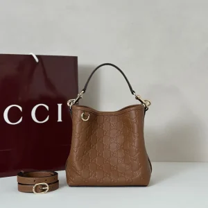 Gucci Embossed Monogram Bucket Bag image 1
